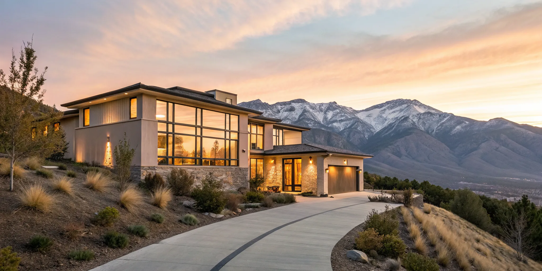 A modern home with mountain views, a guide to today's 30 year mortgage rates.