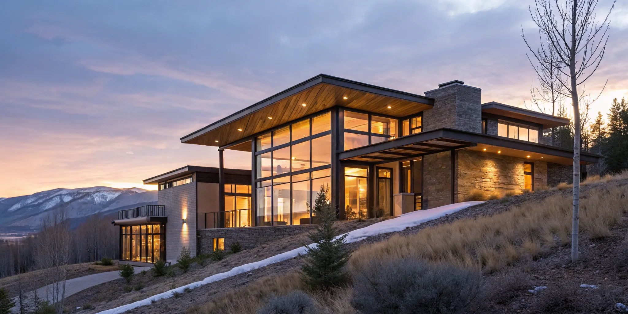 A modern Park City mountain home, a result of comparing mortgage loan offers.