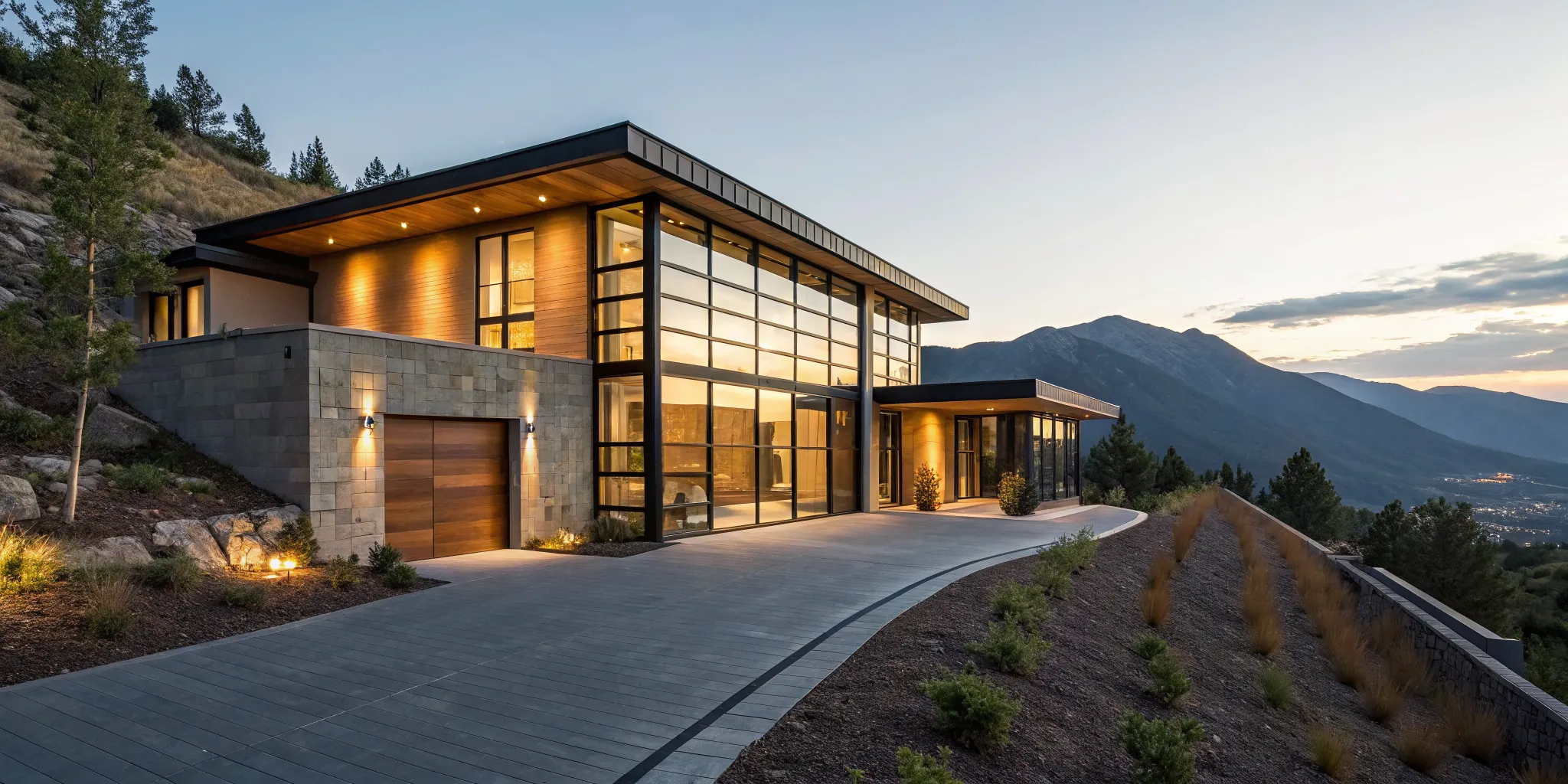 Modern investment property with mountain views, financed with the best property loans.