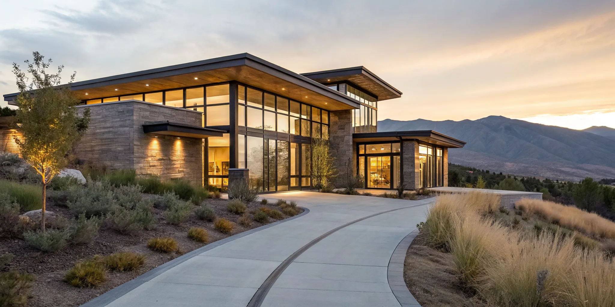 Refinance options for self-employed homeowners with a luxury mountain home.