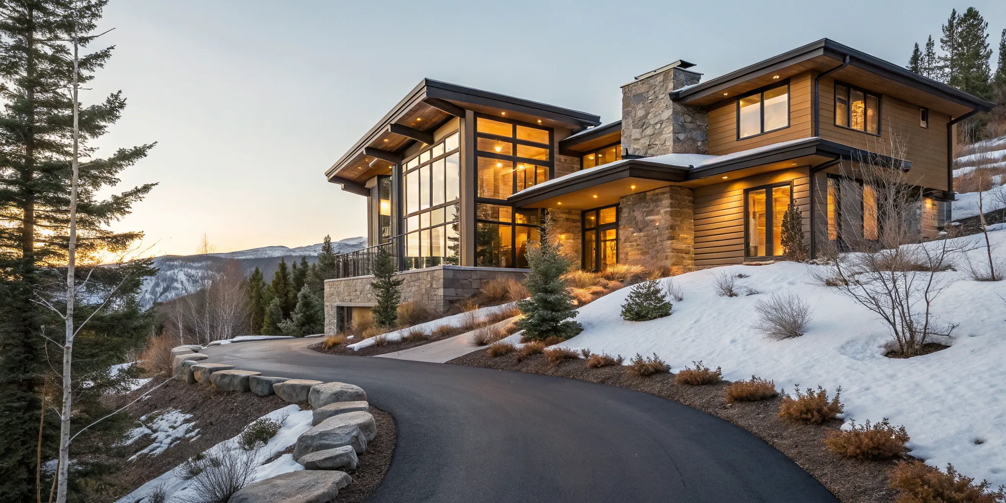 A modern mountain home in snowy Canyons Village for those financing a second home.