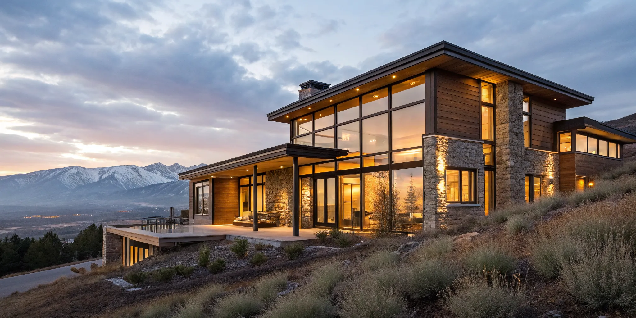 Luxury mountain home in Promontory financed with a second home mortgage.