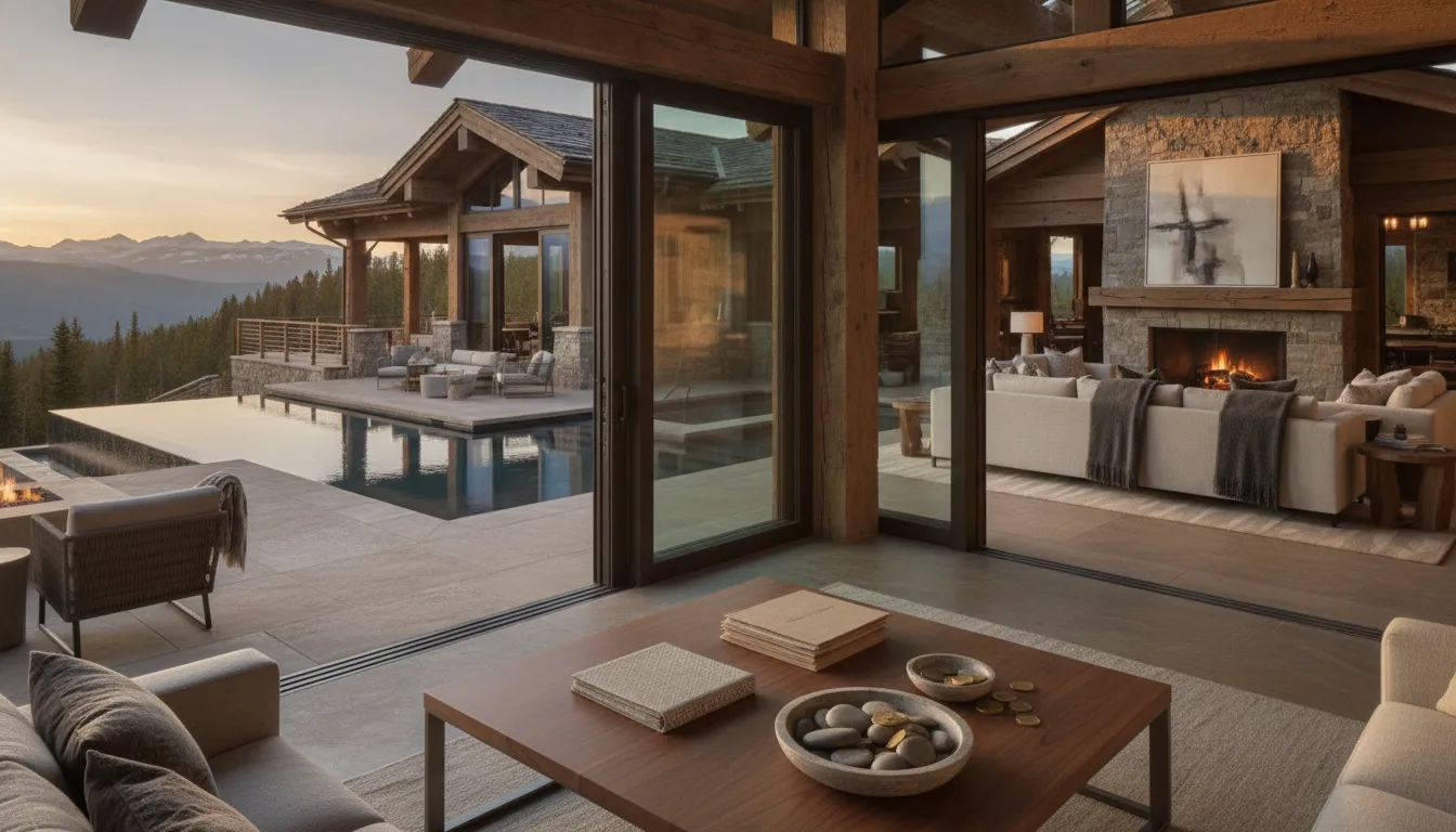 Luxury Park City mountain home representing jumbo loan reserve planning