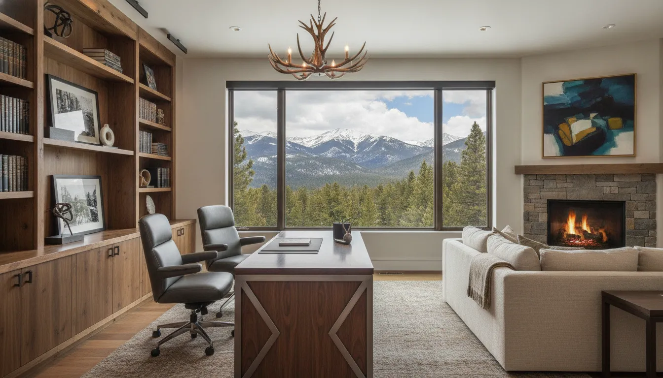 Professional office setting for discussing an asset depletion mortgage Utah
