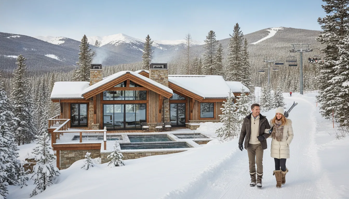 Luxury ski-in ski-out chalet in Park City, Utah, financing a second home with a jumbo loan