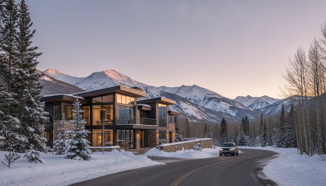 Luxury Park City mountain home for a bank statement loan vs conventional mortgage comparison
