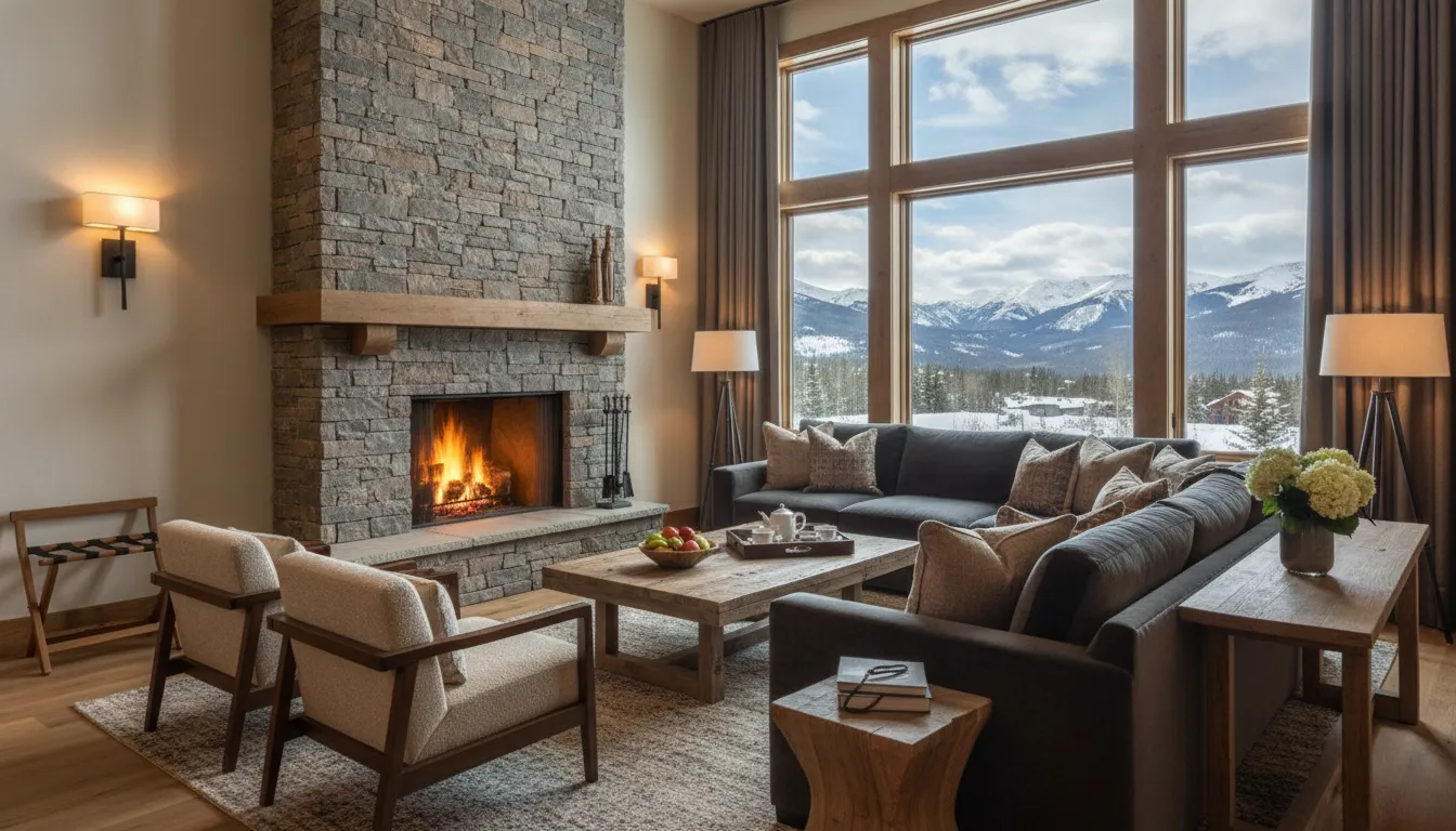 Luxury Utah rental property in a mountain setting