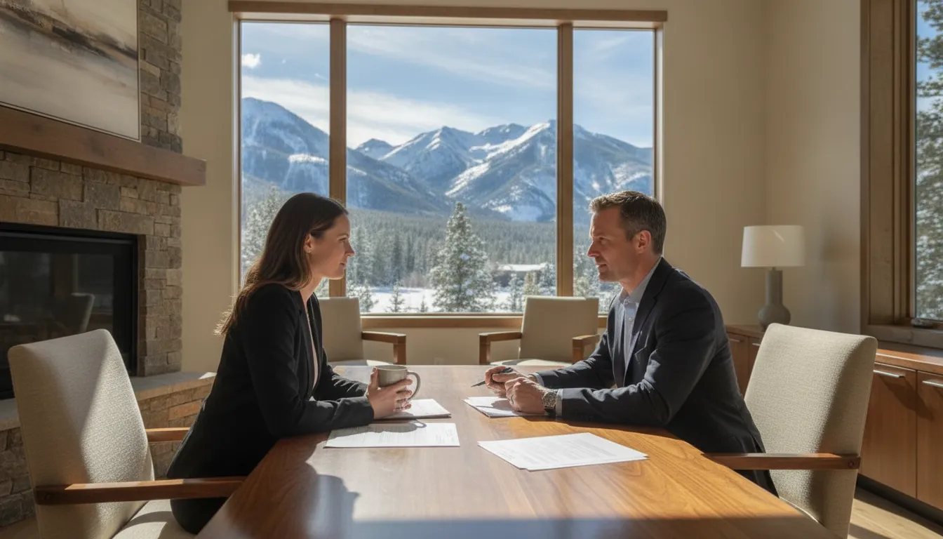 Utah rental property investor discussing financing with a mortgage professional