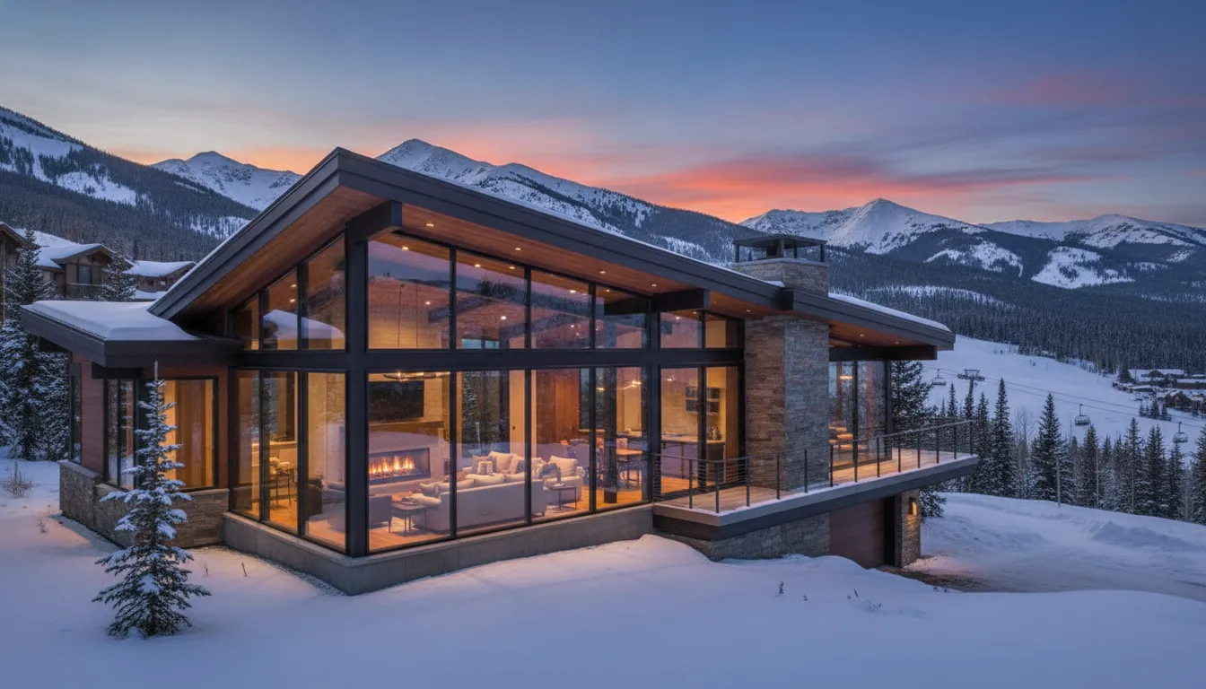 Luxury ski-in ski-out home in the Park City mountains