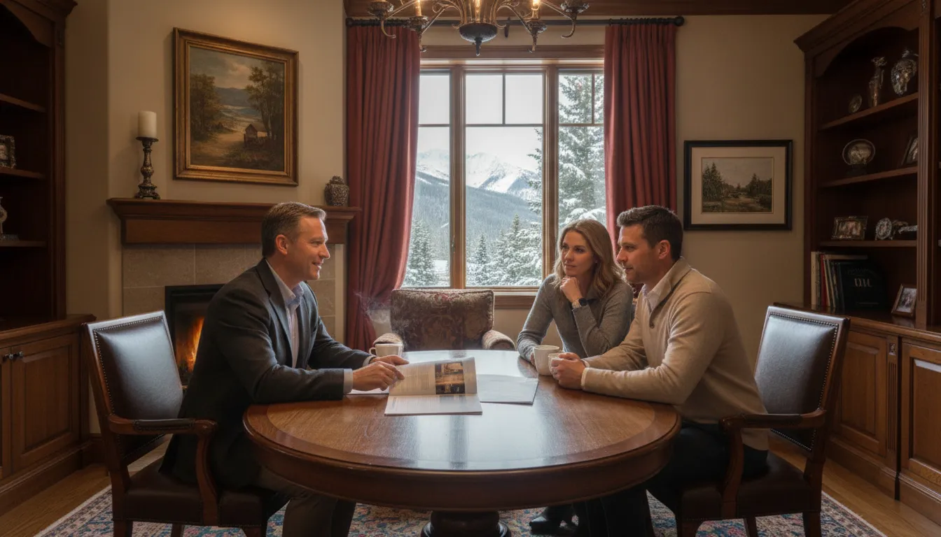 Mountain estate property near Park City considered during a jumbo mortgage review