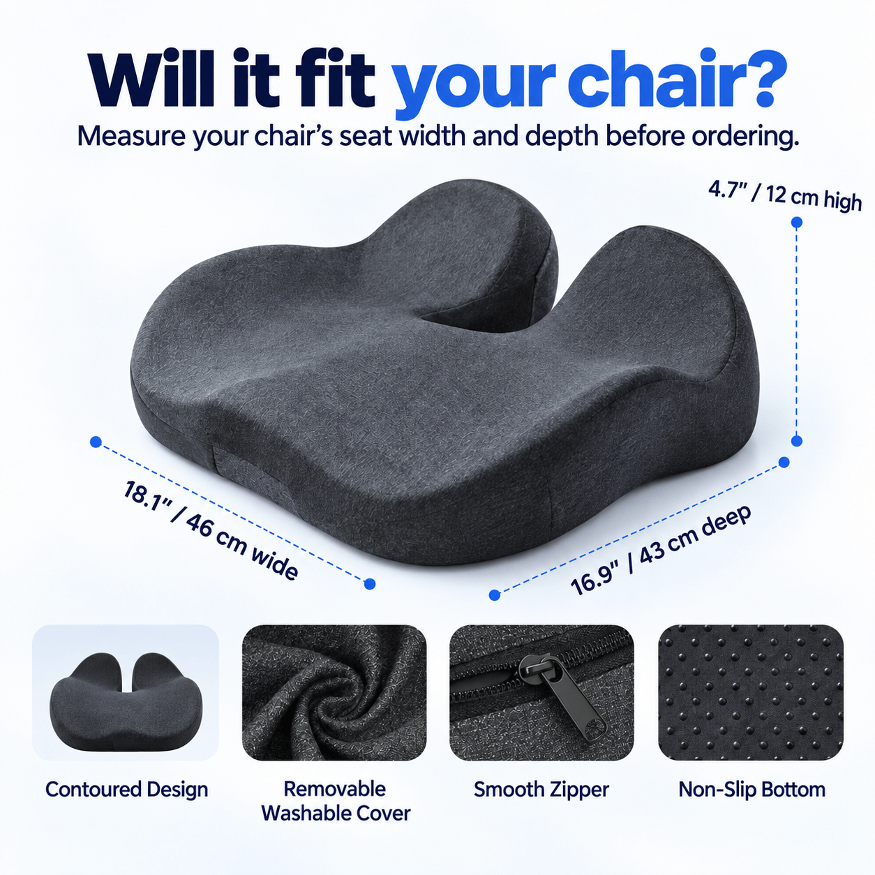 Oasis Seat Cushion product construction and details