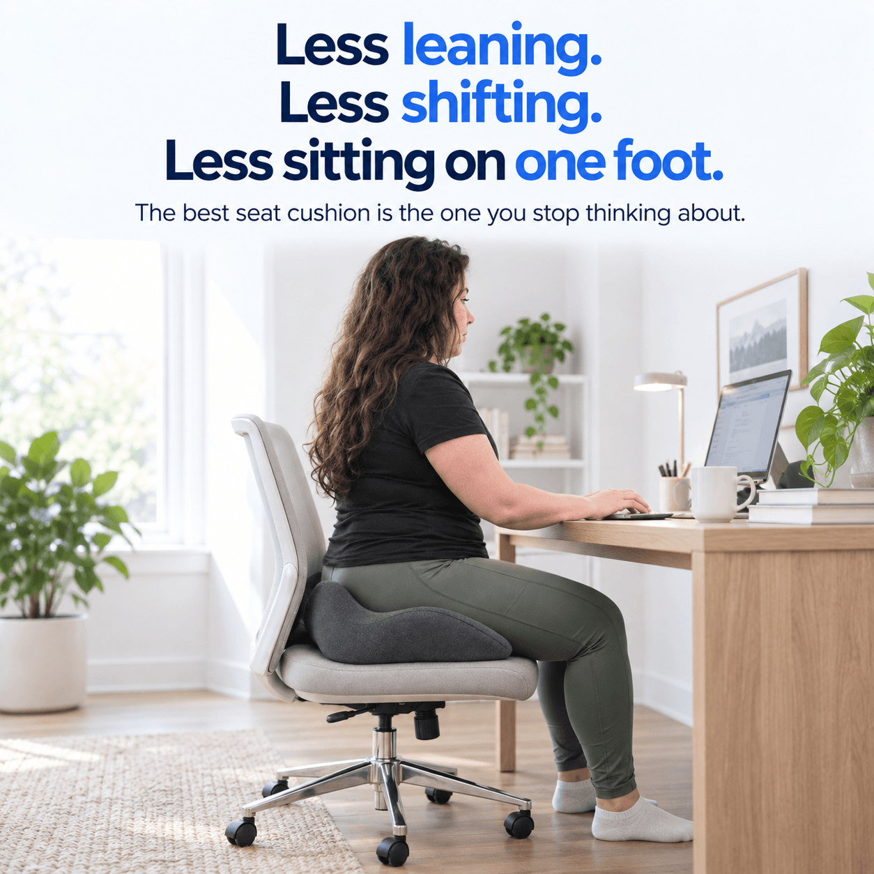 Oasis Seat Cushion lifestyle and comfort payoff