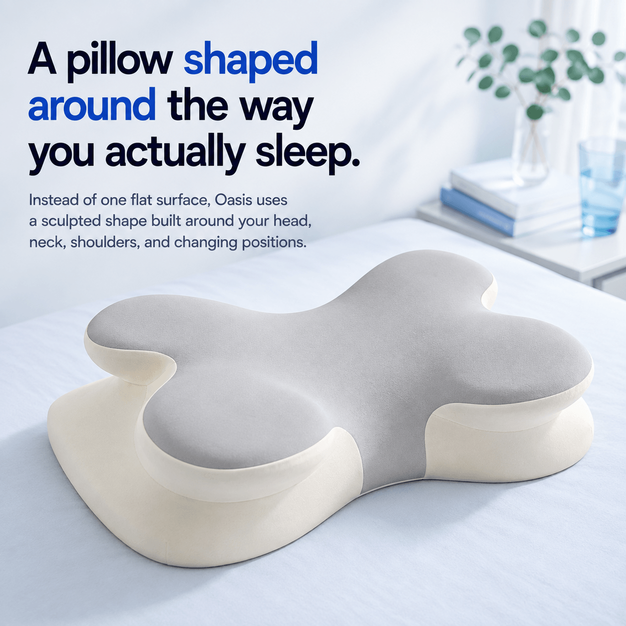 Oasis Cervical Neck Pillow — product image 1