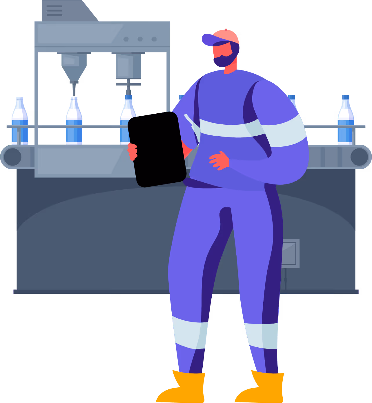 Factory Monitoring Header