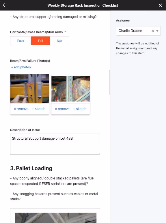 Rack-inspections-digital-form-data-capture