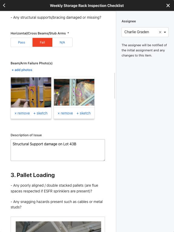 Rack-inspections-digital-form-data-capture