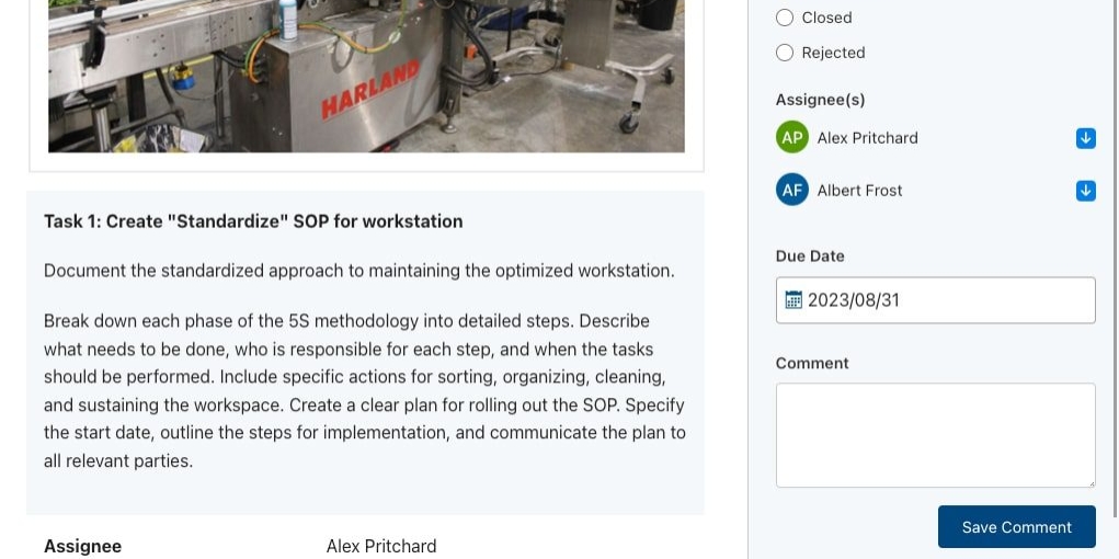 workstation-optimization-5S-action-item-task-management-min