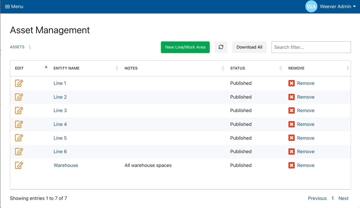 Inspection schedules - Asset Manager-gif