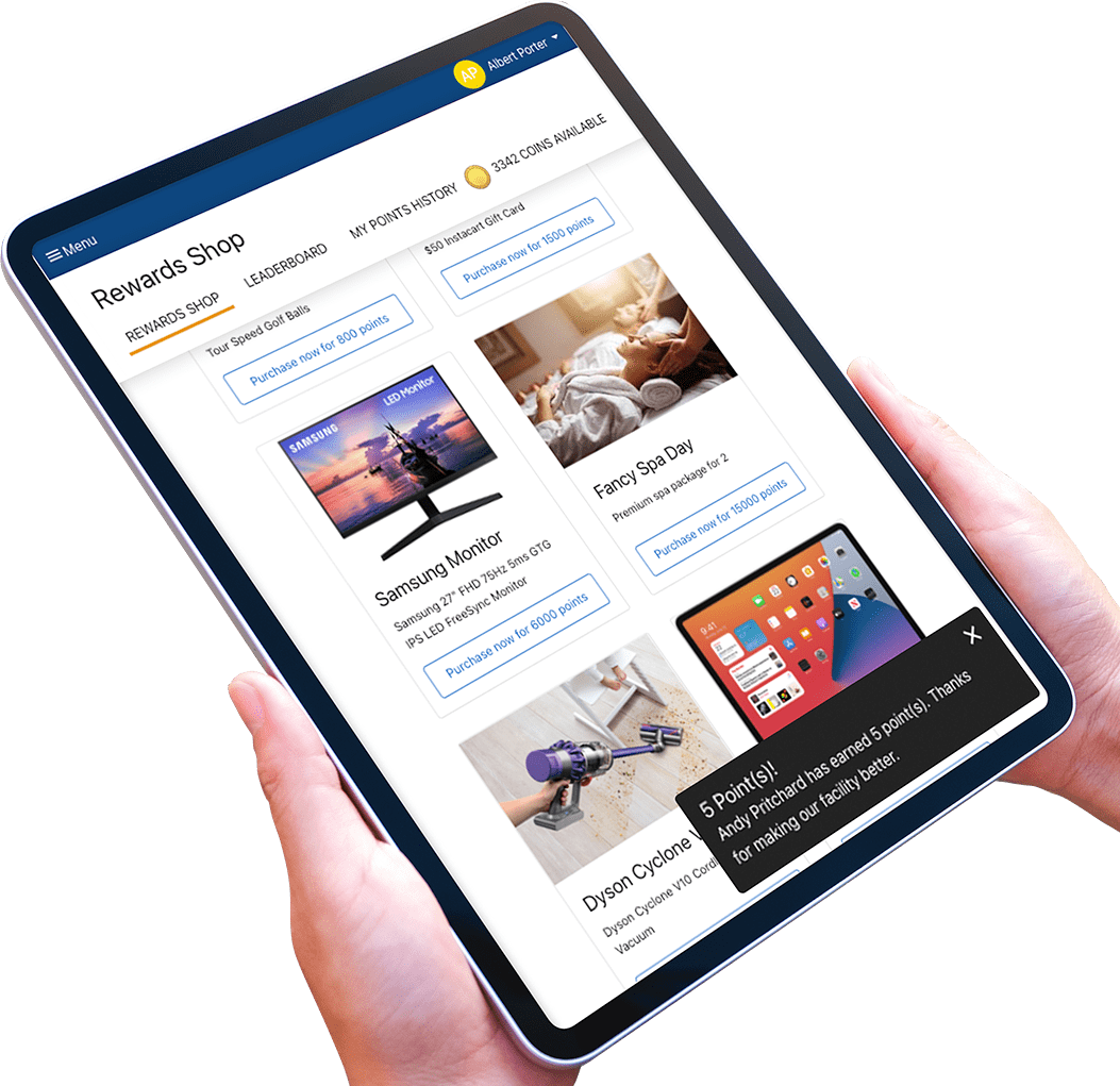 rewards tablet marketplace redemption-min