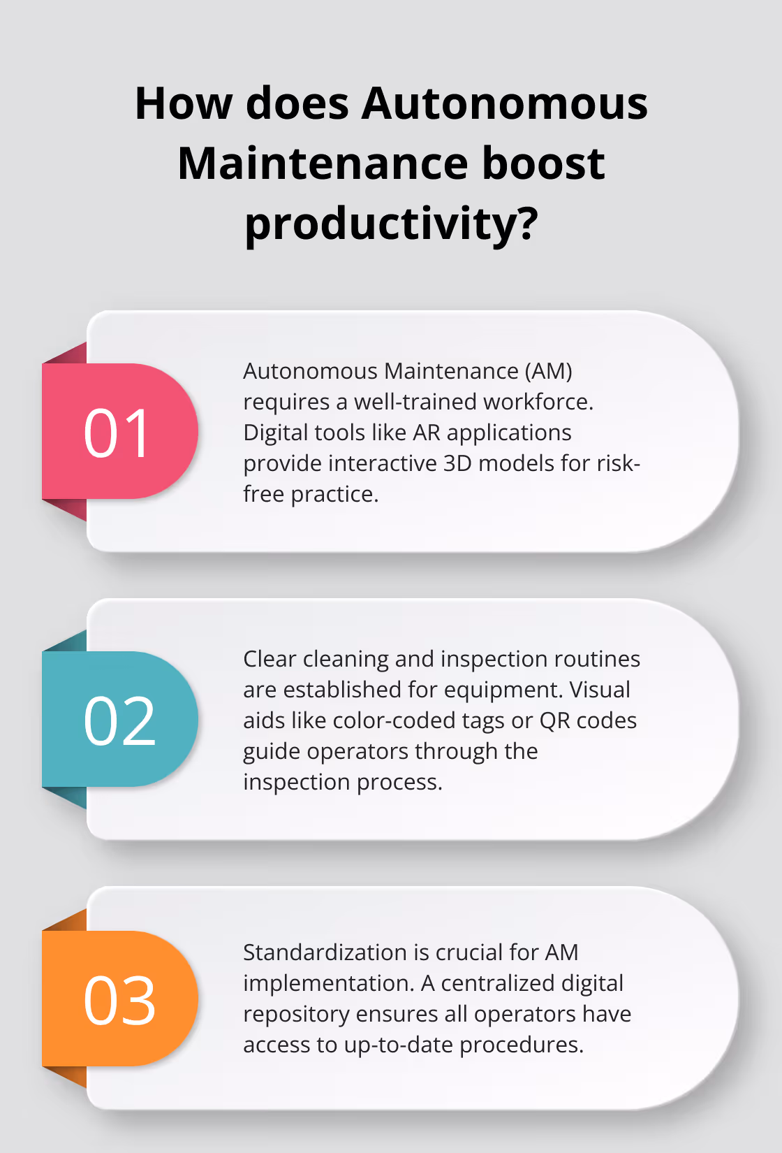 Fact - How does Autonomous Maintenance boost productivity?