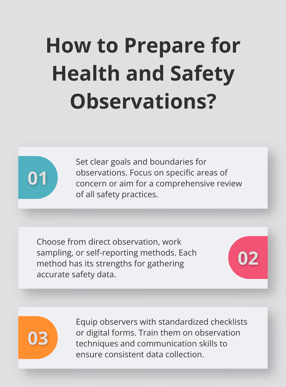 Fact - How to Prepare for Health and Safety Observations?