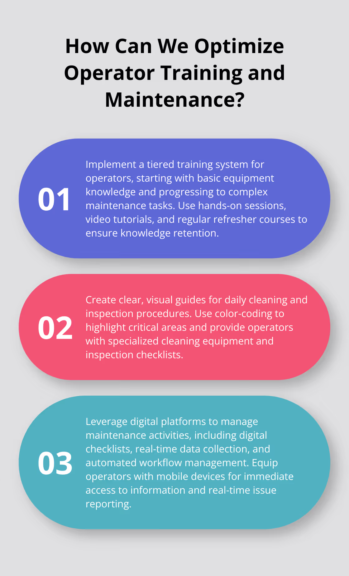 Fact - How Can We Optimize Operator Training and Maintenance?