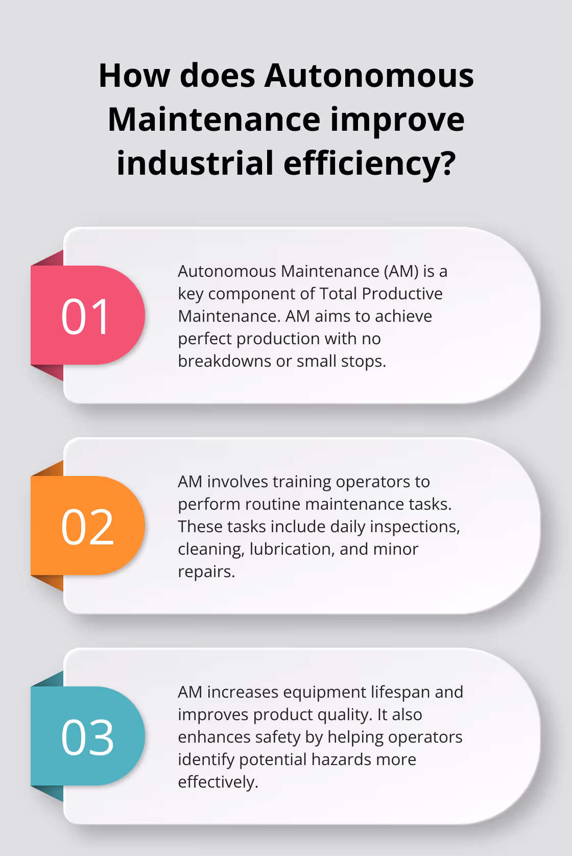 Infographic: How does Autonomous Maintenance improve industrial efficiency?