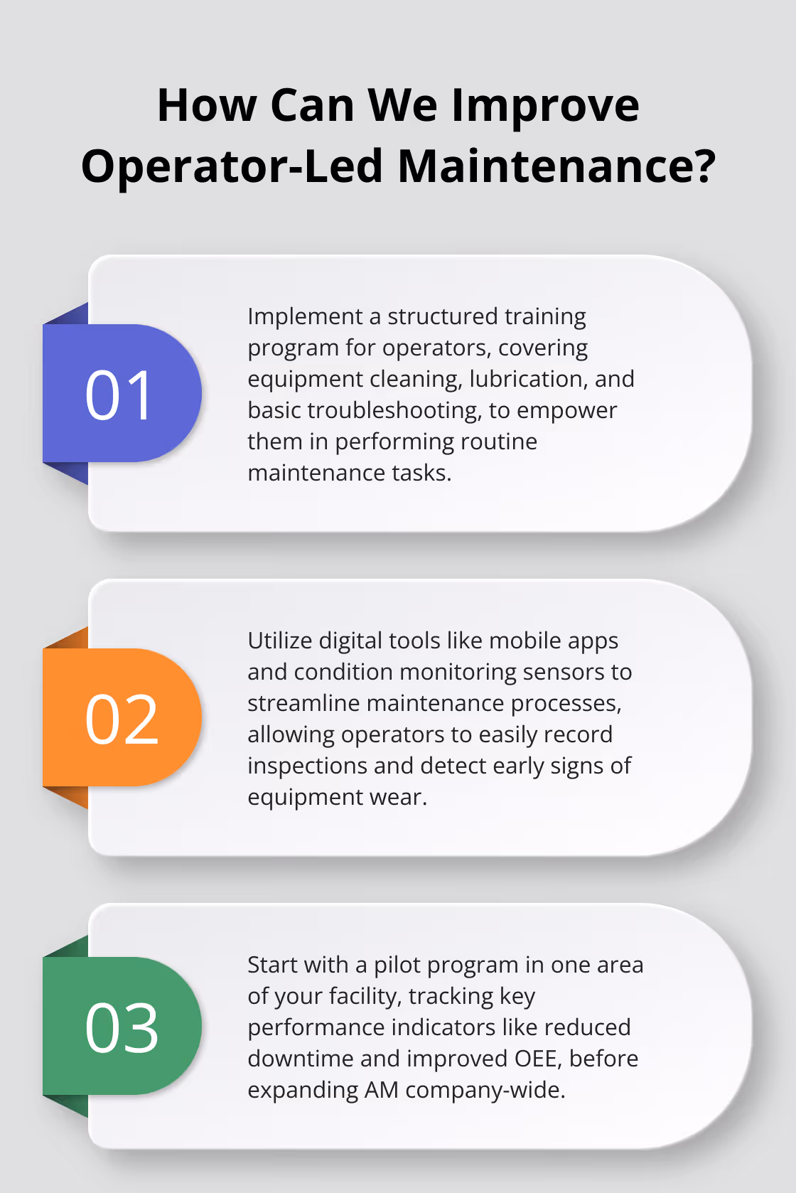 Infographic: How Can We Improve Operator-Led Maintenance? - autonomous maintenance slideshare