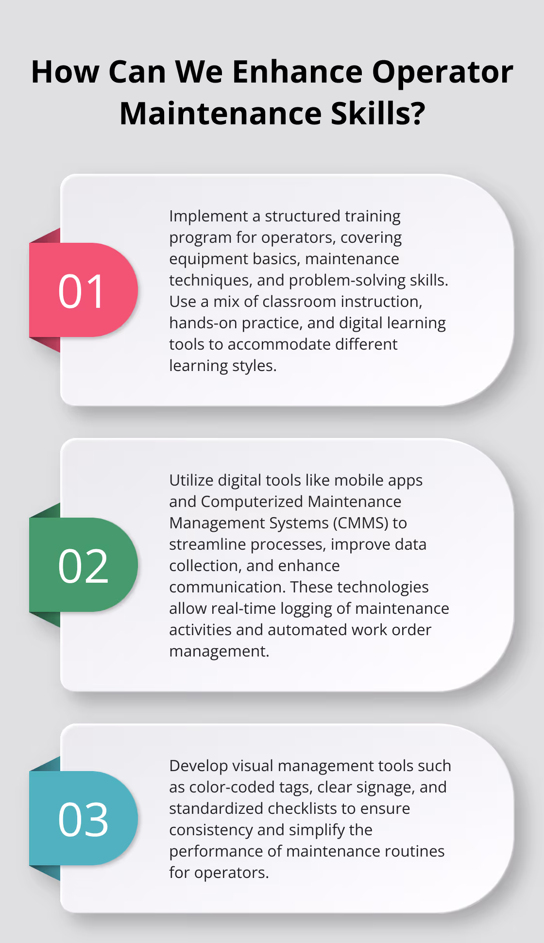 Infographic: How Can We Enhance Operator Maintenance Skills? - what is the purpose of autonomous maintenance