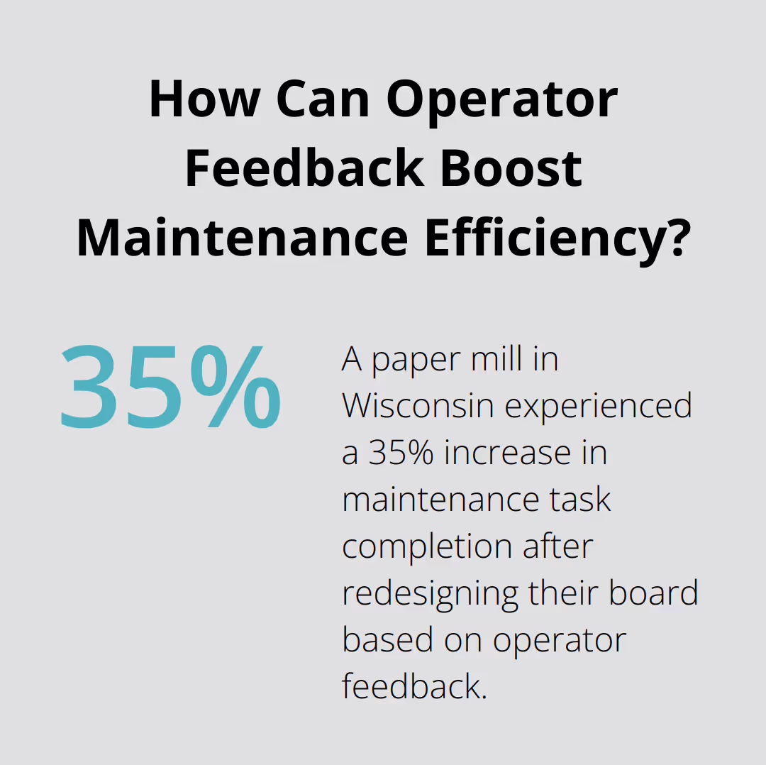 Infographic: How Can Operator Feedback Boost Maintenance Efficiency? - autonomous maintenance activity board