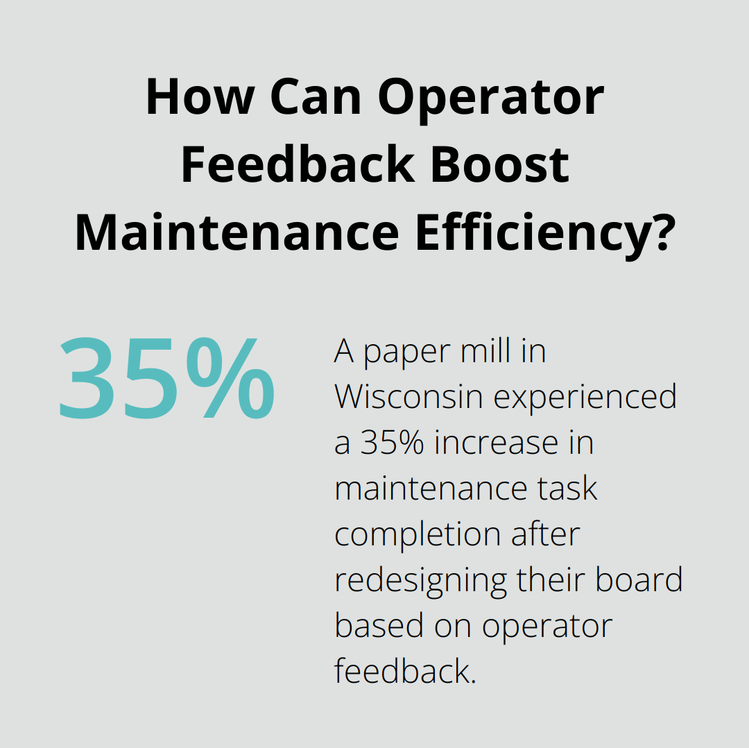 Infographic: How Can Operator Feedback Boost Maintenance Efficiency? - autonomous maintenance activity board