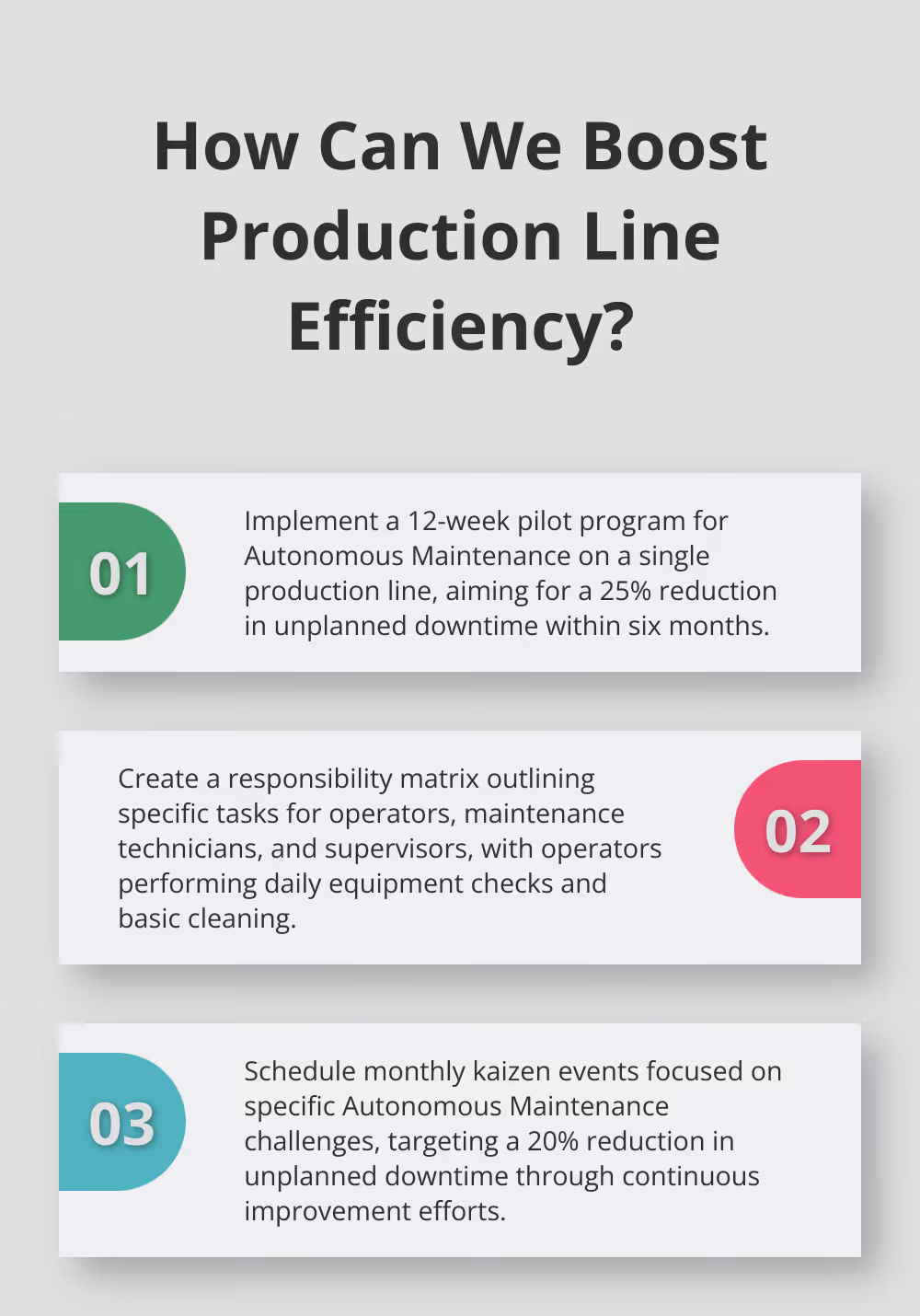 Fact - How Can We Boost Production Line Efficiency?