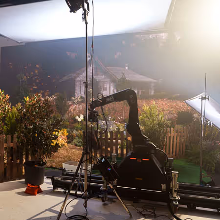 Mark Roberts Motion Control Cinebot filming a tv commercial for a beer company