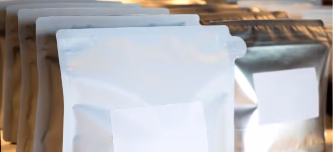 Stand up packets in a line