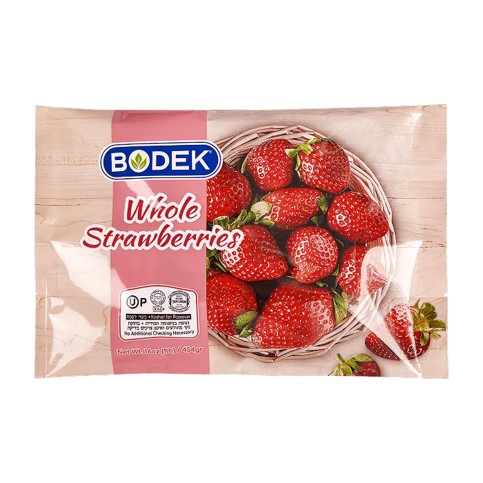 Frozen strawberry packaging