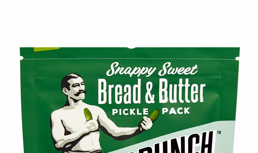 Pickle packaging by Polymaven