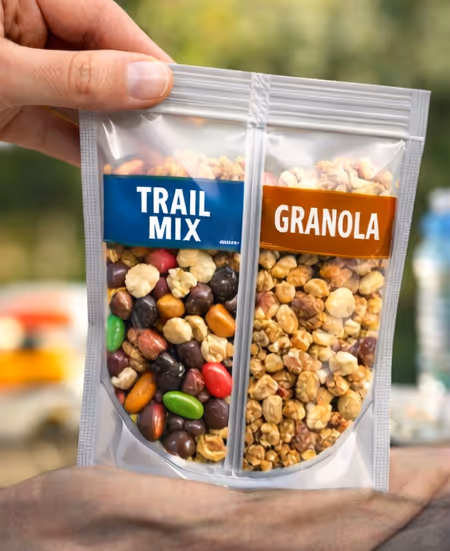 Two in one convenient pouches