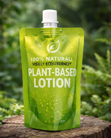 Sustainable spout pouch for liquids