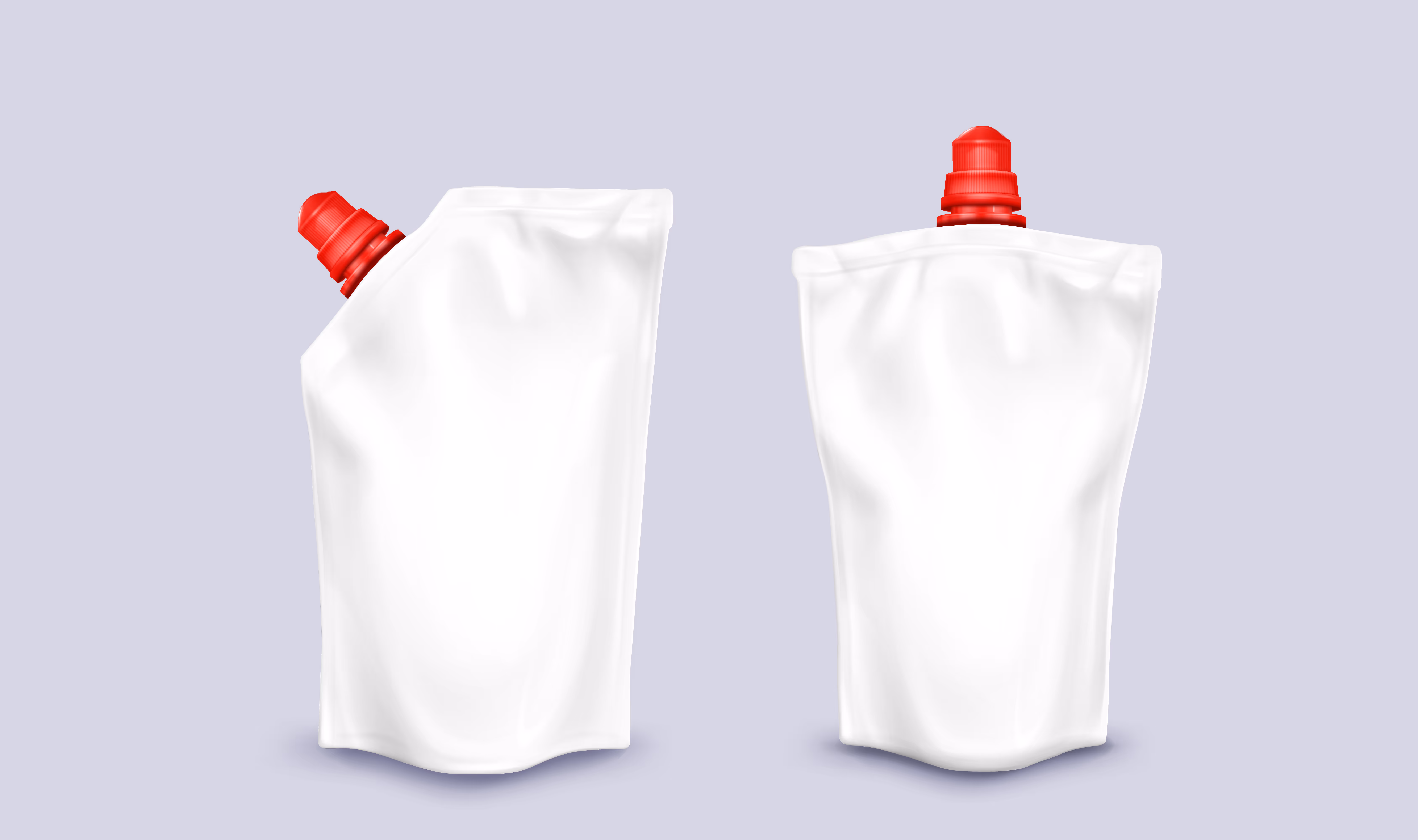 Packaging with spout fittment