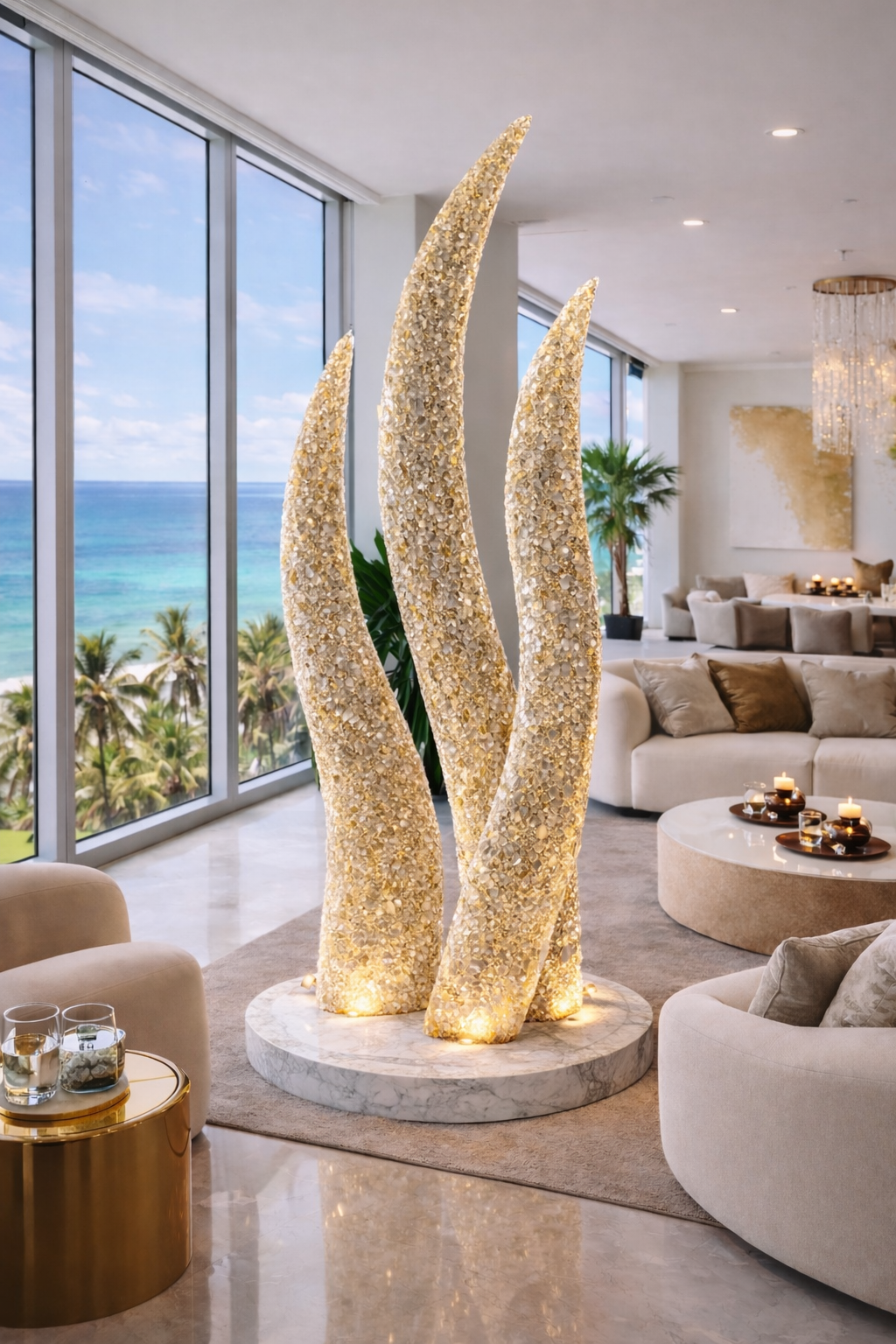 Luminous artwork, custom sculpture
