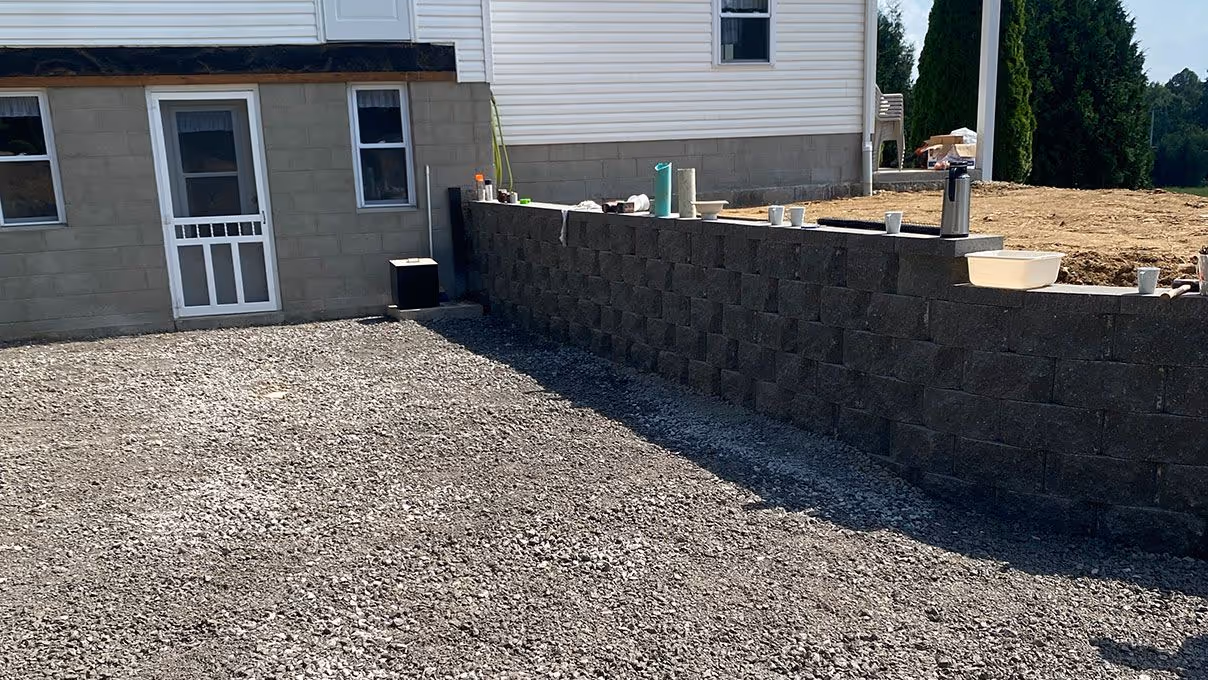 Retaining wall construction and hardscaping services Pennsylvania