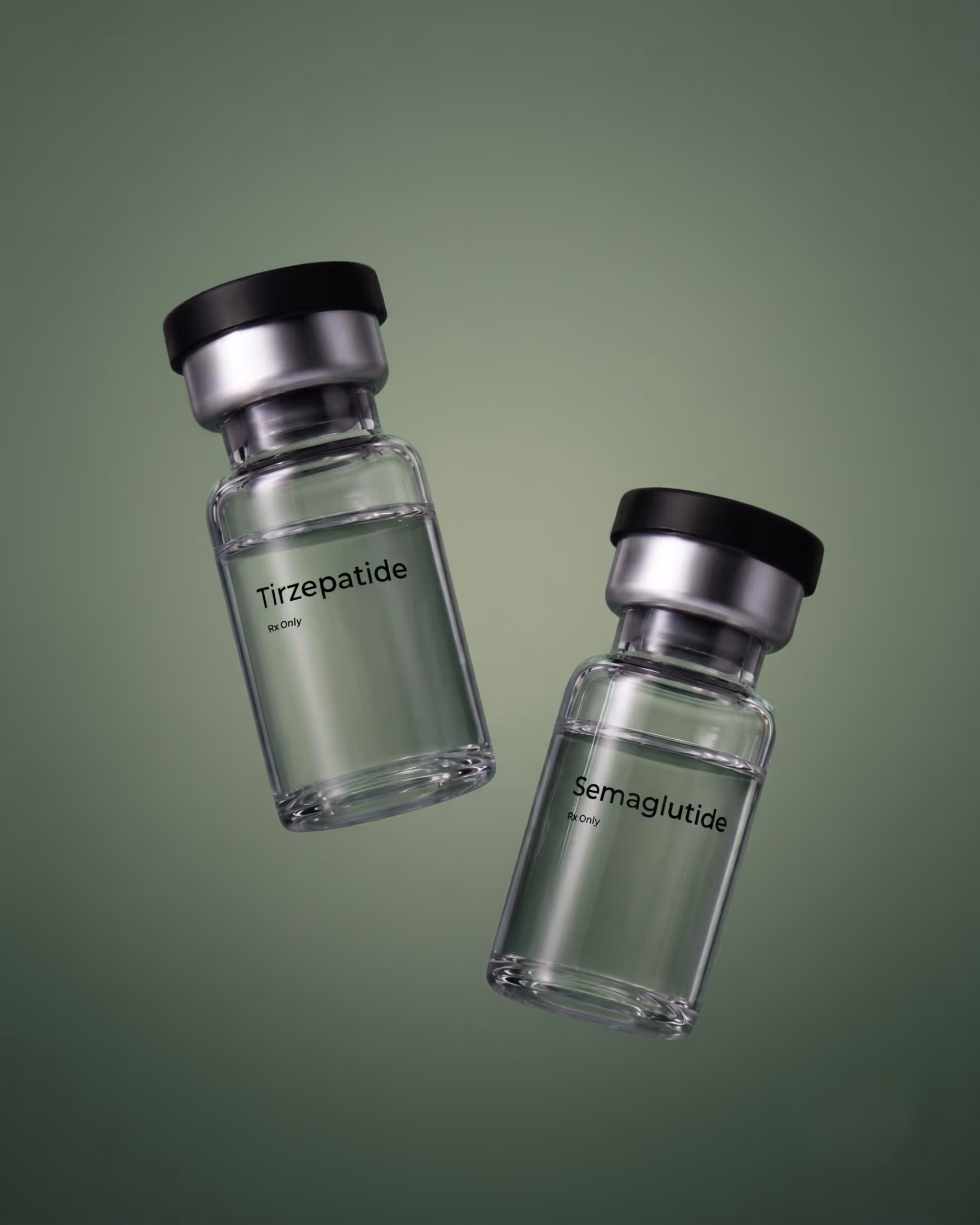 Tirzepatide and semaglutide