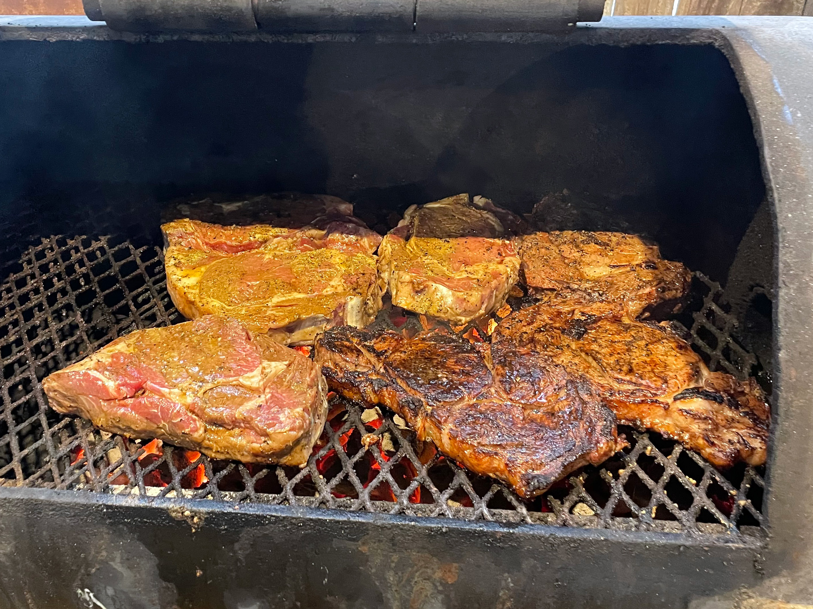 Tray of meat for catering