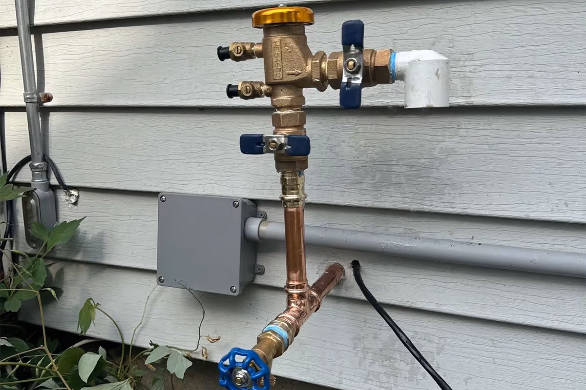 Professional leak detection service preventing water damage in a home.