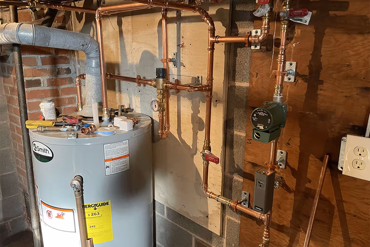 A boiler installation for a Coventry home.