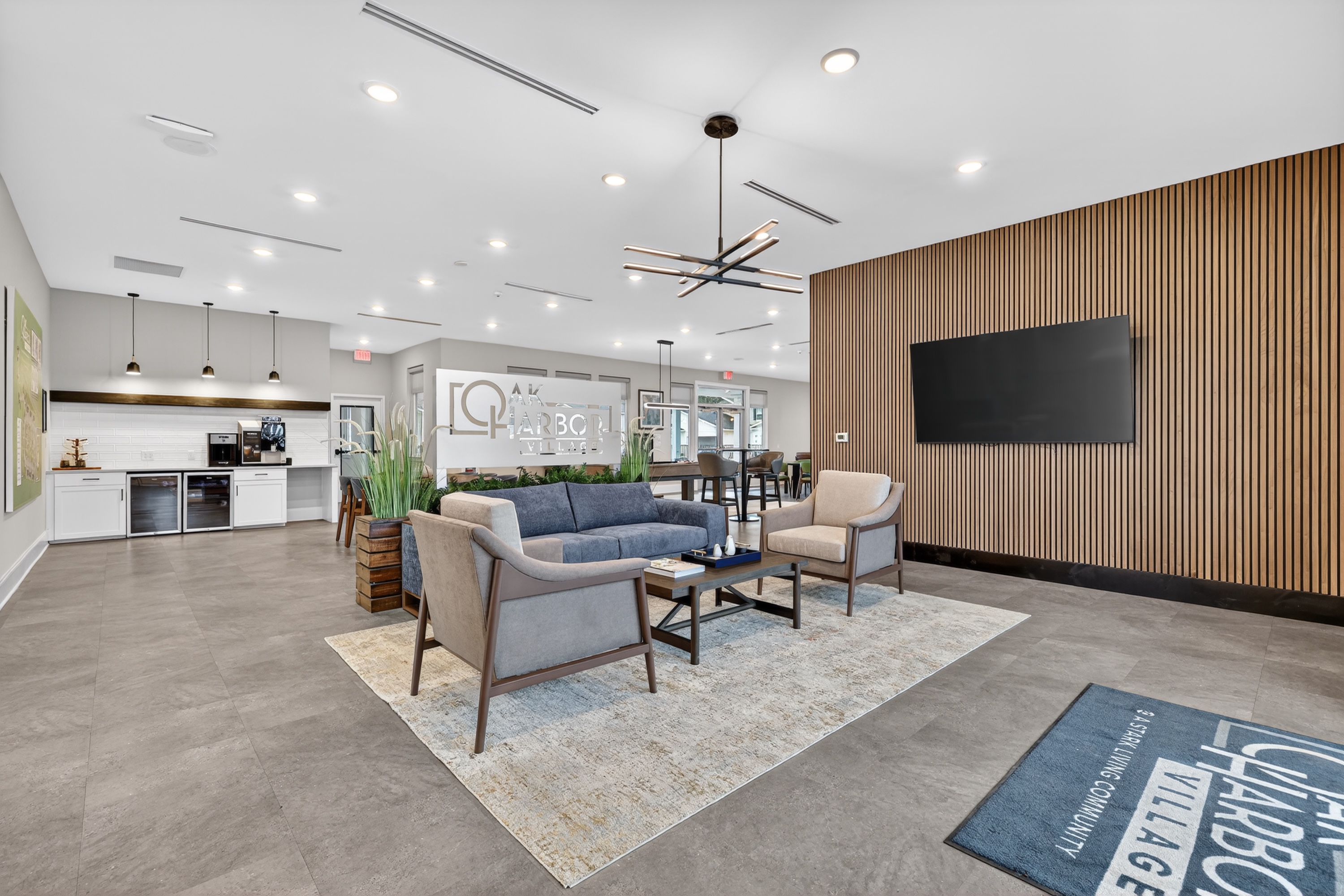 Clubhouse seating area