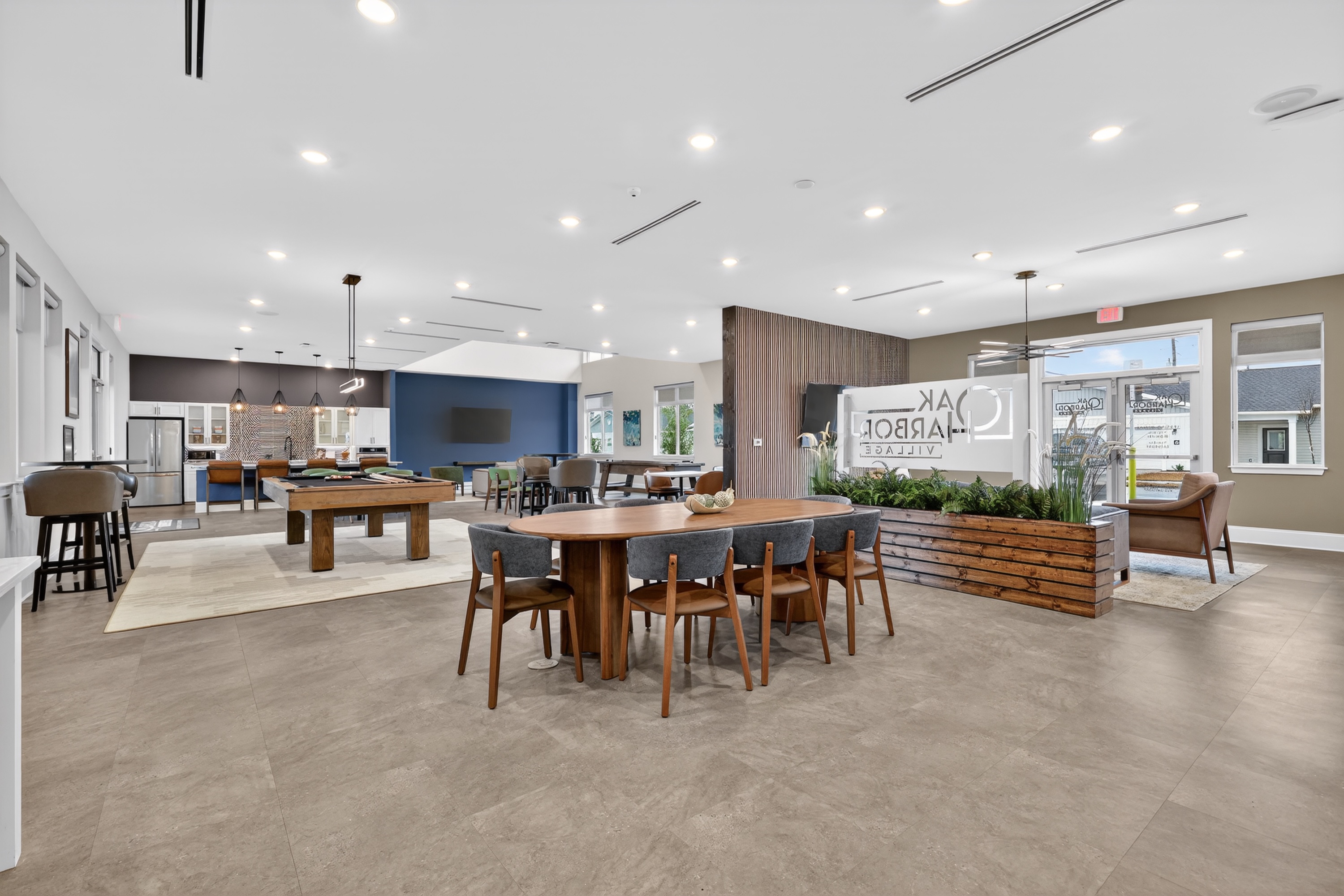Clubhouse with seating area