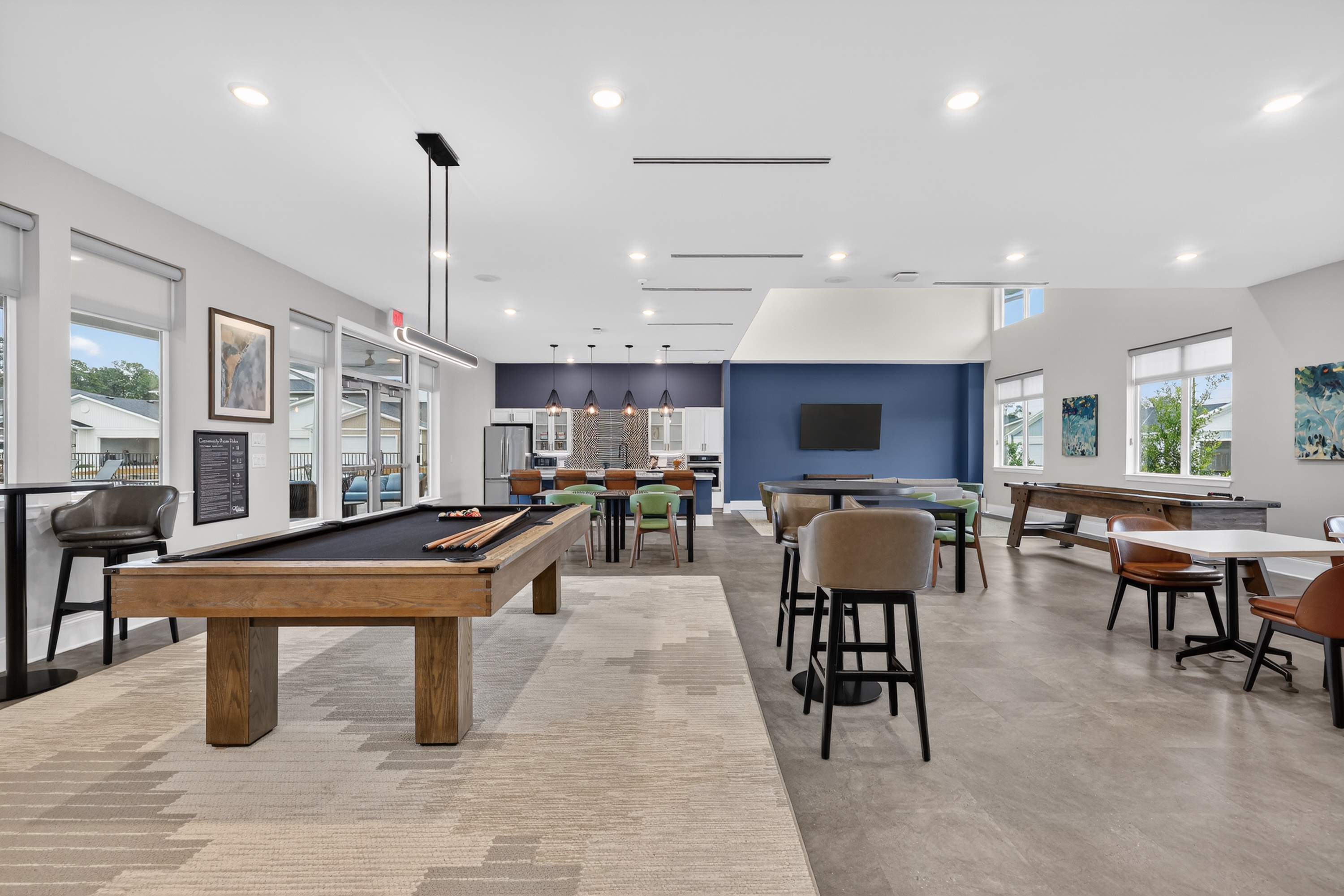 Clubhouse game area