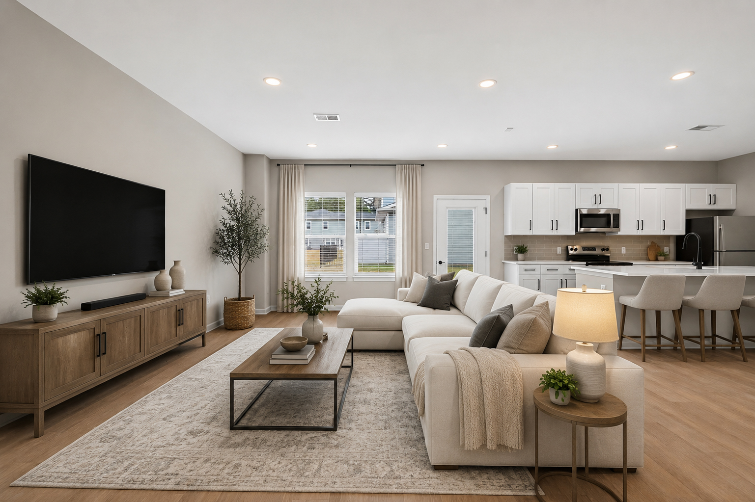Living room with couch