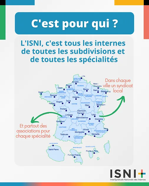 Affiche ISNI avec carte de France : C'est pour qui ?